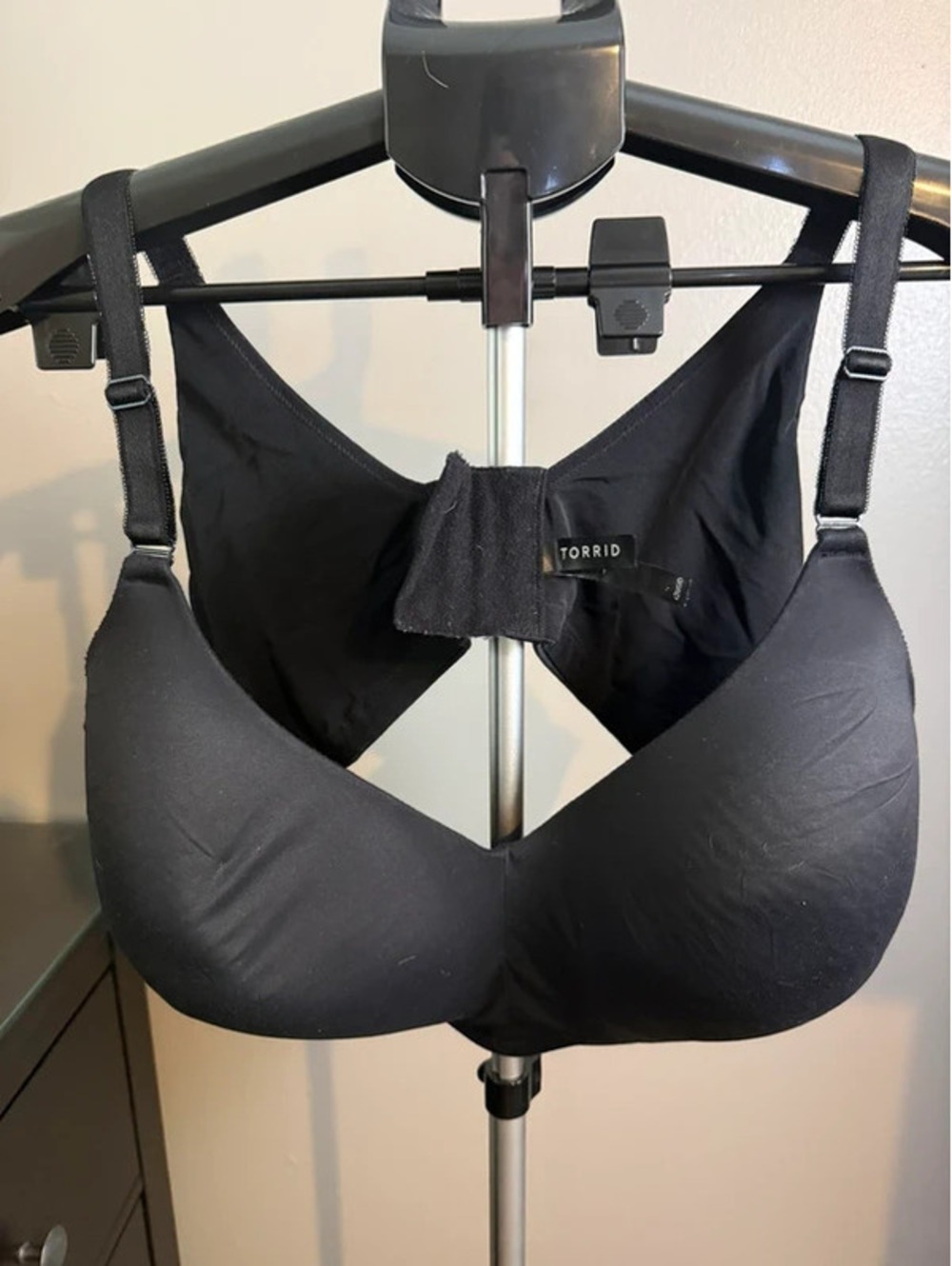Torrid Black Back Smoothing Full Coverage Bra Size 42DDD